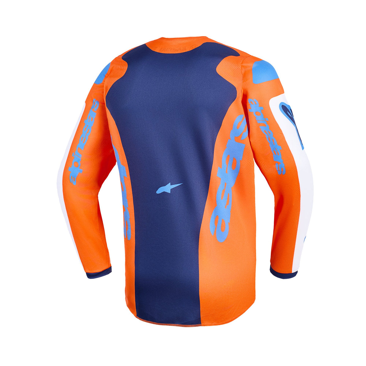 Alpinestars Youth Fluid Grid Orange/UCLA Blue Cross-Trikot