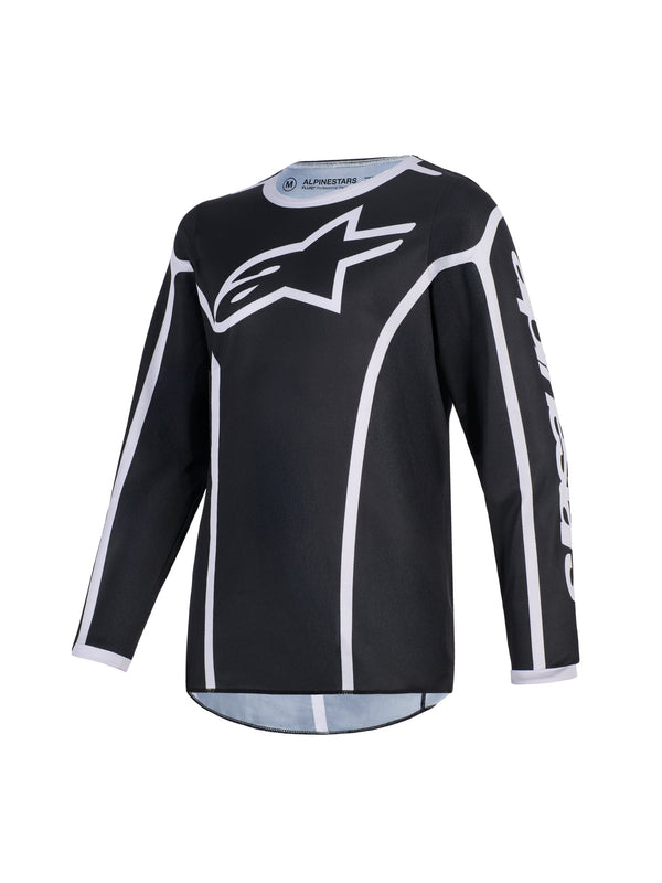 Alpinestars Youth Fluid Apex Schwarz/Grau Cross-Trikot