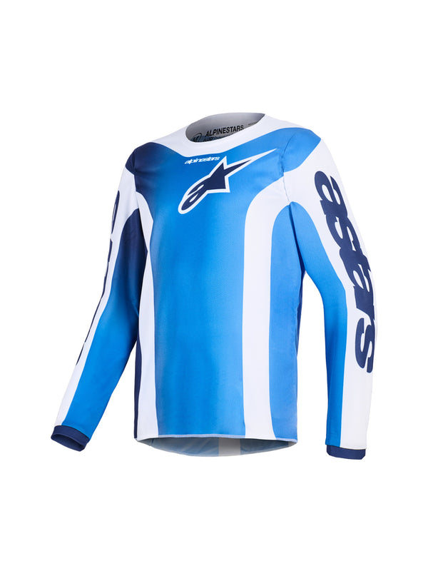 Alpinestars Jugend Fluid Portl UCLA Blau/Weiß Motocross-Trikot