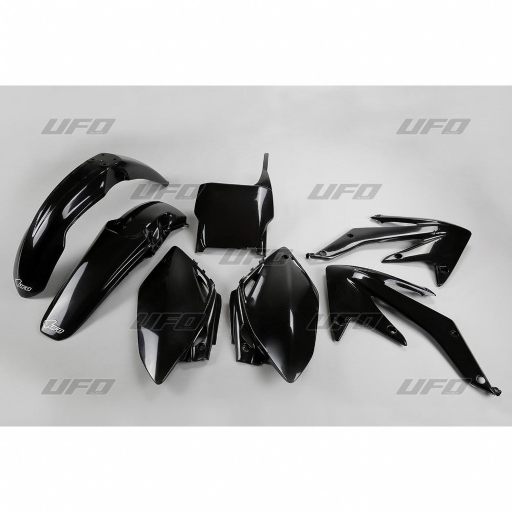 UFO Plasticset Zwart Honda CRF450 2007