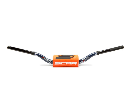 Scar O² Stuur Ø28,6 mm KTM 85SX Stuur donkerblauw, Stuur oranje
