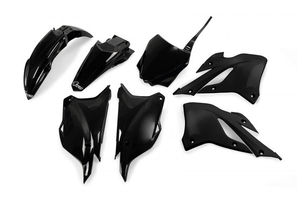 UFO Plasticset Zwart Kawasaki KX85 2022-2025
