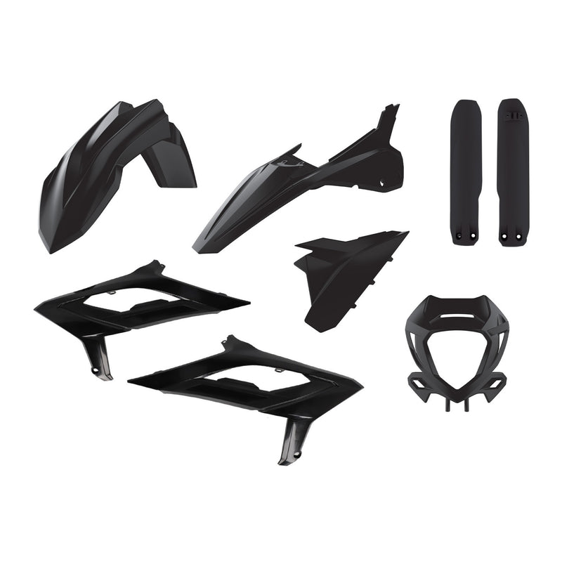 Polisport Plasticset Zwart BETA RR125 2T/RR200 2023-2024
