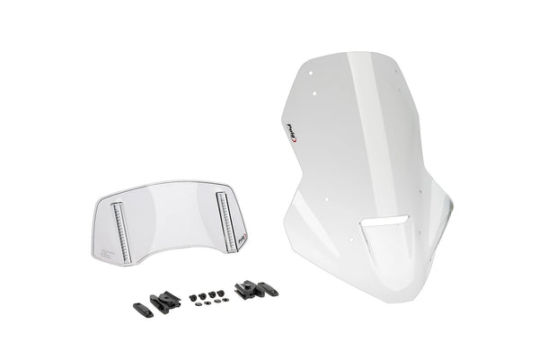 Puig Windscherm Touring met vizier Honda NC750X/DCT (2025 en later) transparant