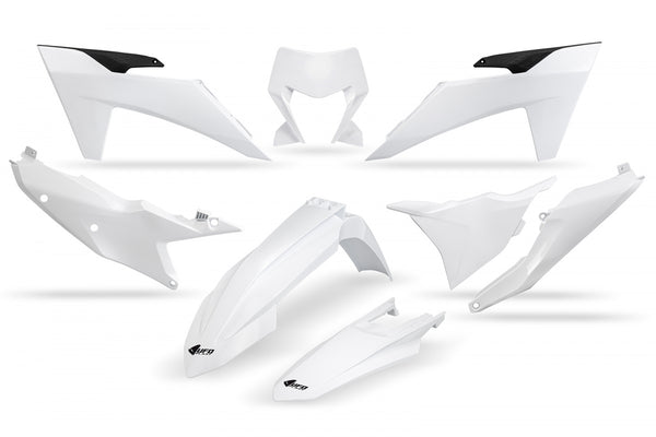 UFO Plasticset Wit KTM 150 EXC/250 EXC 2024