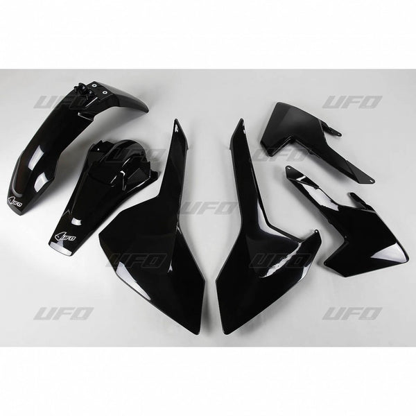 UFO Plasticset Zwart Husqvarna FE250/FE350 2017-2019