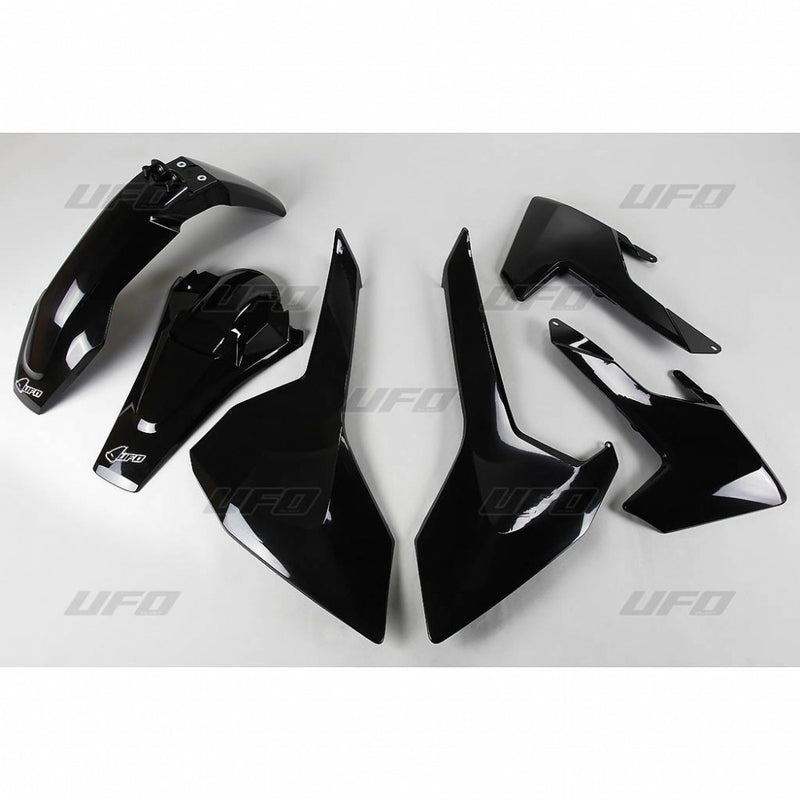 UFO Plasticset Zwart HUSQVARNA FE250/FE350