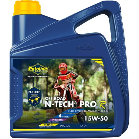 Putoline N-Tech® Pro R+ Off Road 15W-50 motorolie 4 liter