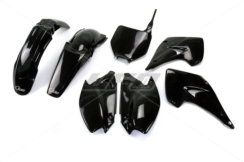UFO Plasticset Zwart KAWASAKI KX125/KX250 2003-2004