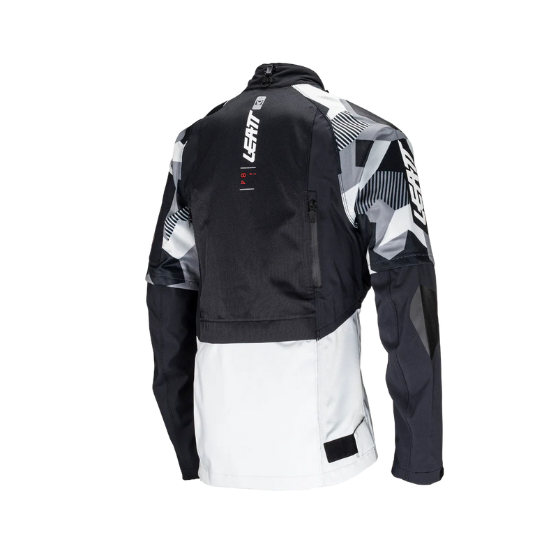 Leatt HydraDri 4.5 Motorradjacke, wasserdicht (20.000 mm Wassersäule), leicht, Forge Gray