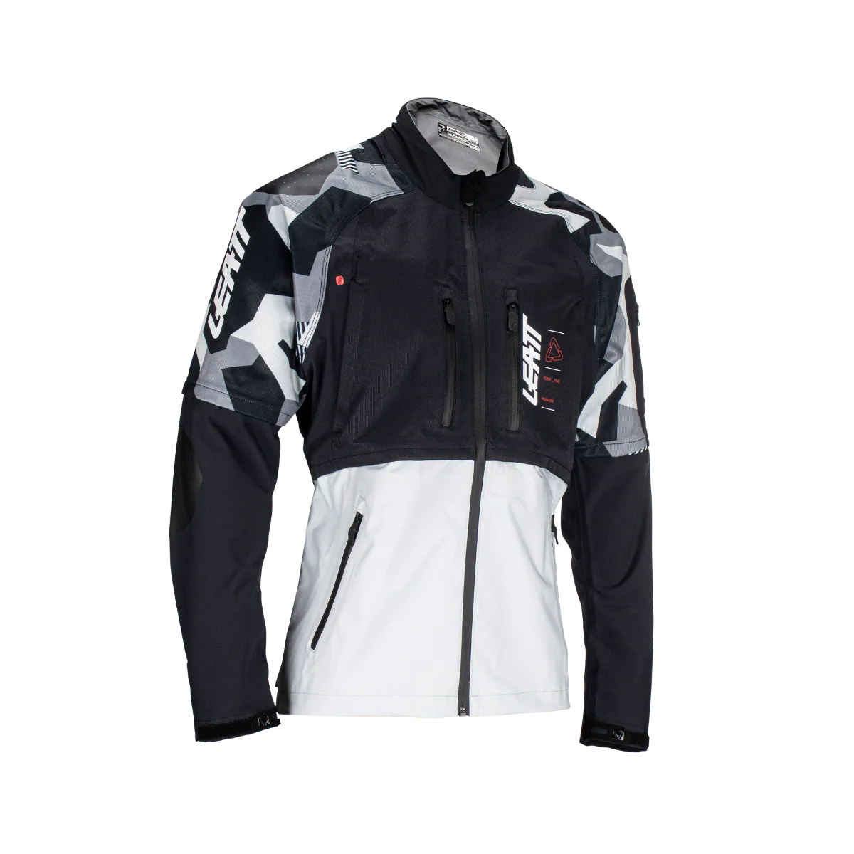 Leatt HydraDri 4.5 Motorradjacke, wasserdicht (20.000 mm Wassersäule), leicht, Forge Gray