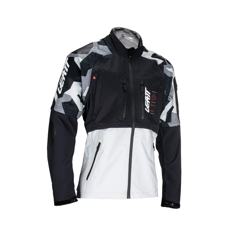 Leatt HydraDri 4.5 Motorradjacke, wasserdicht (20.000 mm Wassersäule), leicht, Forge Gray
