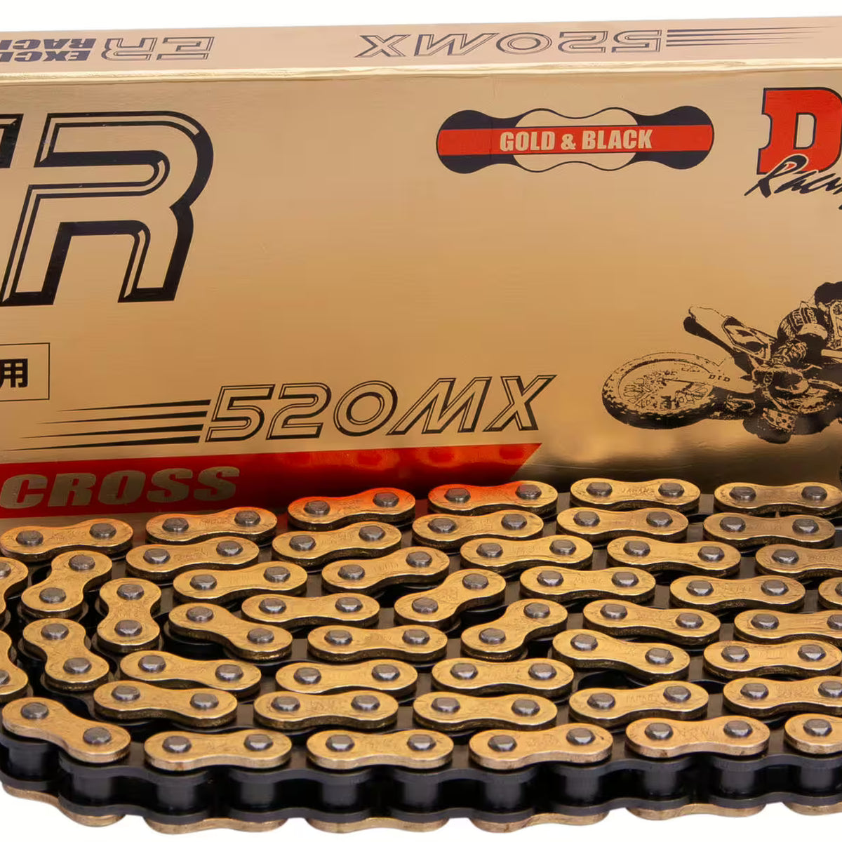 DID 520MX Chain – Gold/Black | Racing Reinforced