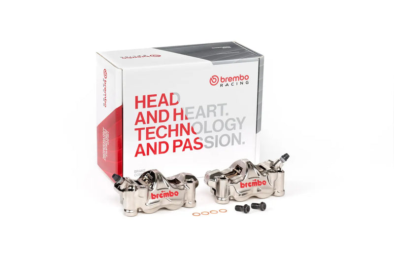 Brembo Remklauw GP4-RX kit 100 mm Nickel 220B01020