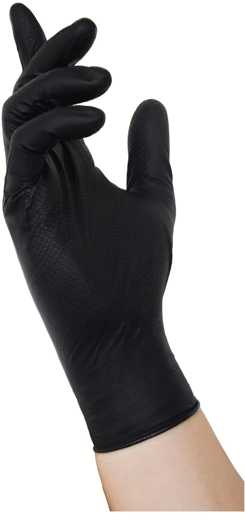 NITRAS wegwerphandschoen "Tough Grip N" maat L, zwart – Disposable Gloves kopen bij WheelsWork | Motoronderdelen, Gereedschap & Accessoires