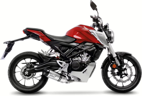 Honda CB 125 R – LeoVince SBK LV One EVO II Slip-On mit Katalysator