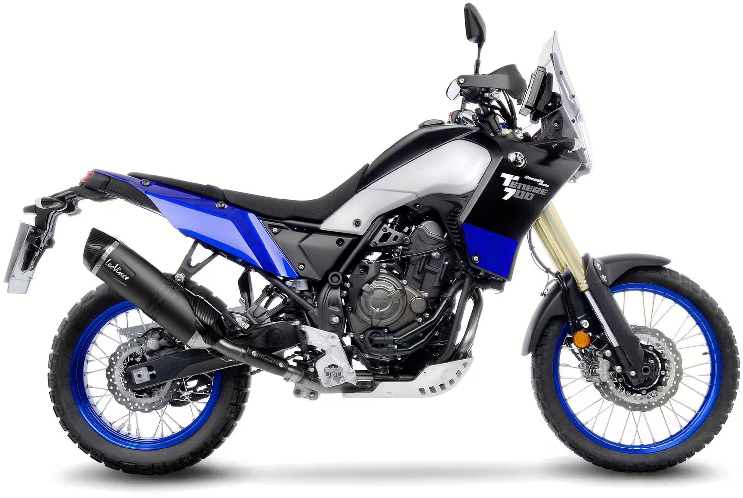 Yamaha Ténéré 700 – LeoVince SBK LV One EVO Black Edition Slip-On Uitlaatval