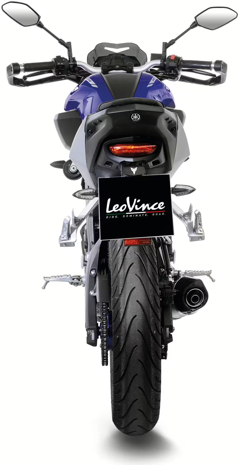 Yamaha MT-125 / YZF-R125 – LeoVince SBK LV One EVO II Compleet Uitlaatsysteem