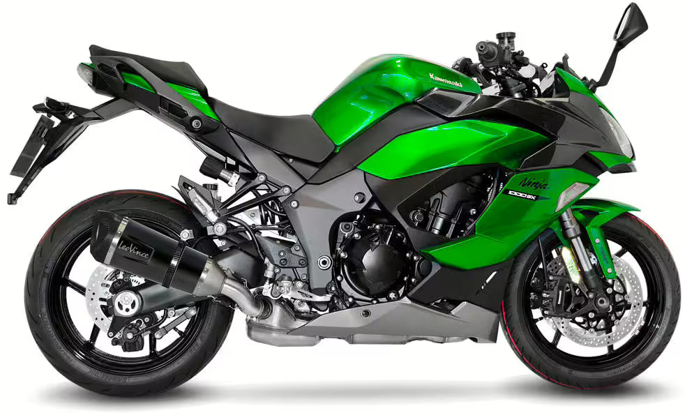 Kawasaki Ninja 1000 SX / Tourer LeoVince SBK Factory S Black Edition Slip-On