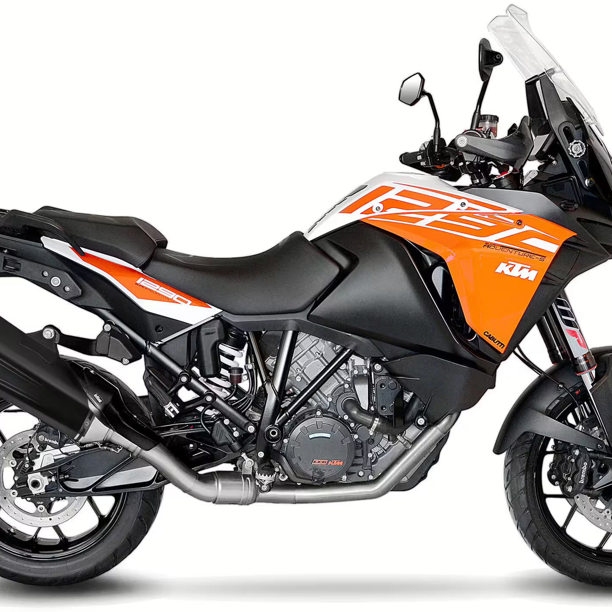 KTM Adventure 1050 / 1090 / 1190 / 1290 LeoVince SBK LV-12 Black Edition Slip-On