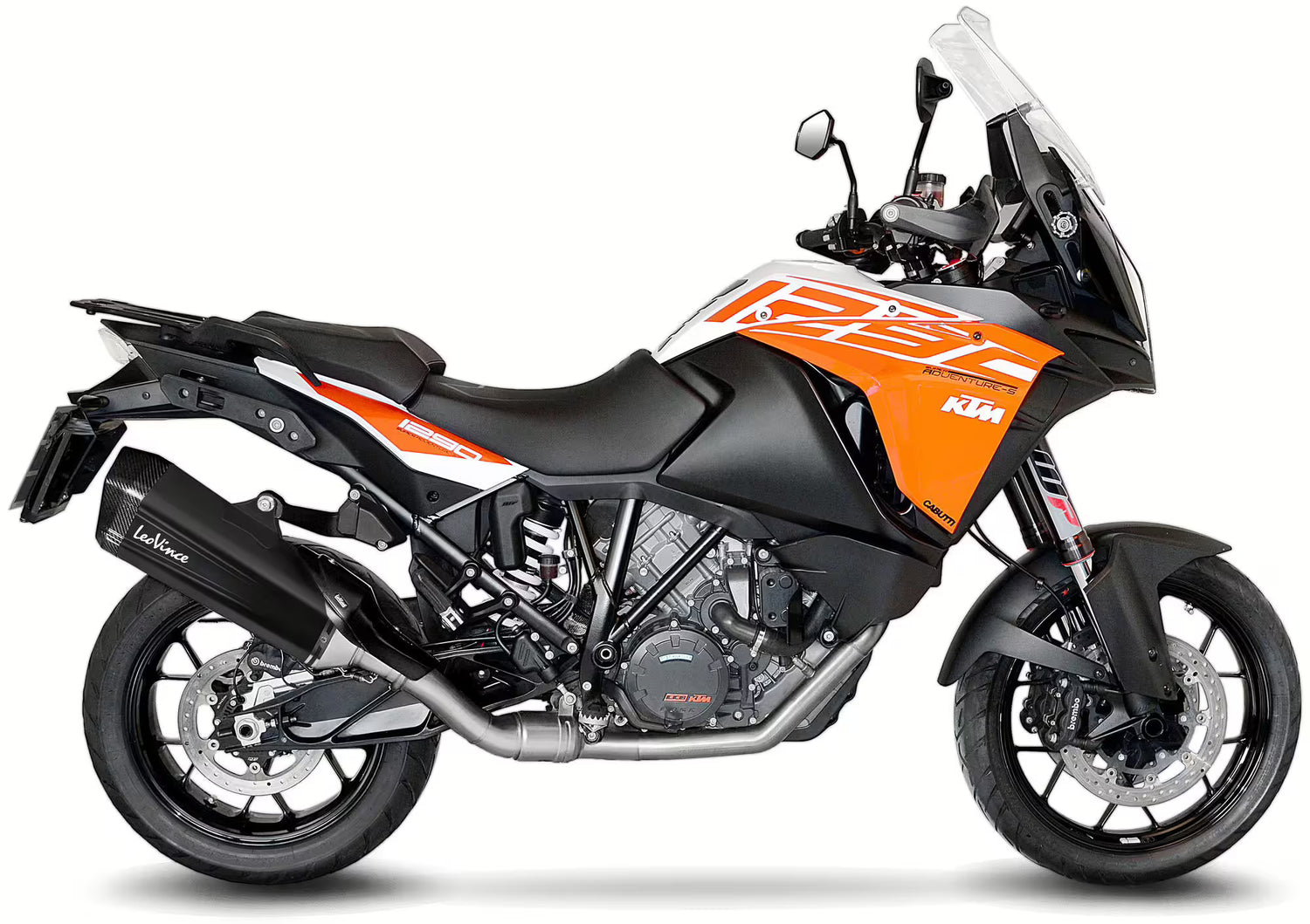 KTM Adventure 1050 / 1090 / 1190 / 1290 LeoVince SBK LV-12 Black Edition Slip-On