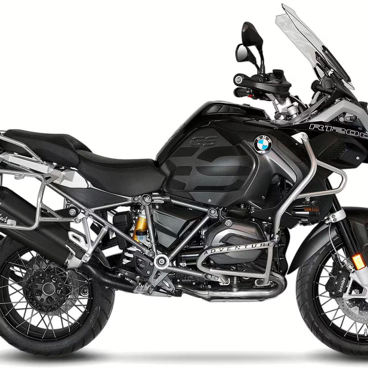 BMW R 1200 GS / Adventure LeoVince SBK LV-12 Black Edition Slip-On