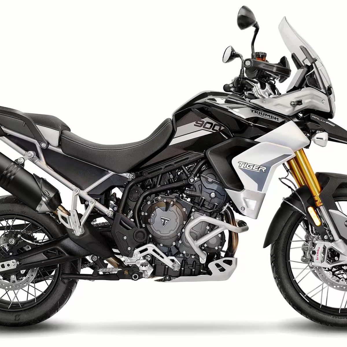 Triumph Tiger 900 GT / Rally / Pro – LeoVince SBK LV One EVO Black Edition Slip-On