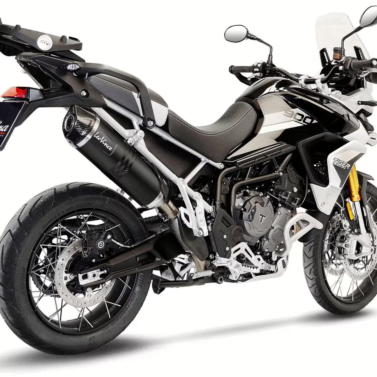 Triumph Tiger 900 GT / Rally / Pro – LeoVince SBK LV One EVO Black Edition Slip-On