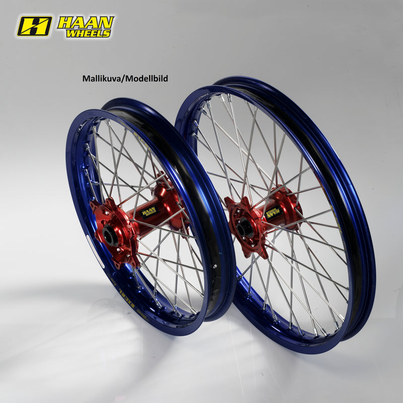 Haan Compleet Wiel 21x1,60 Honda CR 125/250-CRF 250/450 1995-2026 Rood, Blauw
