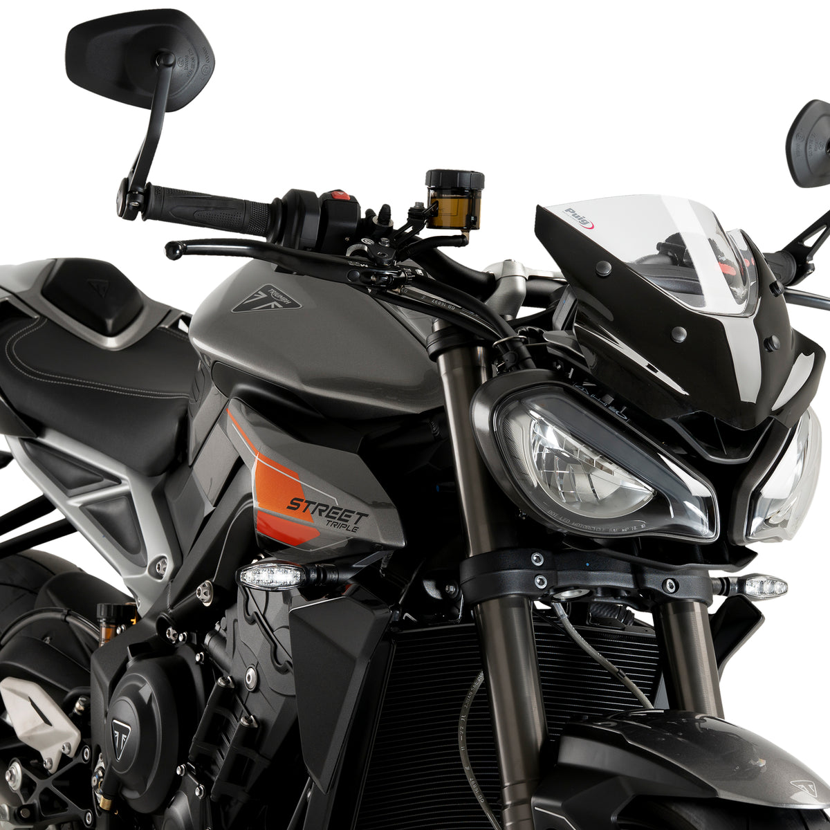 Puig Windscherm New Generation Sport Triumph Street Tri transparant