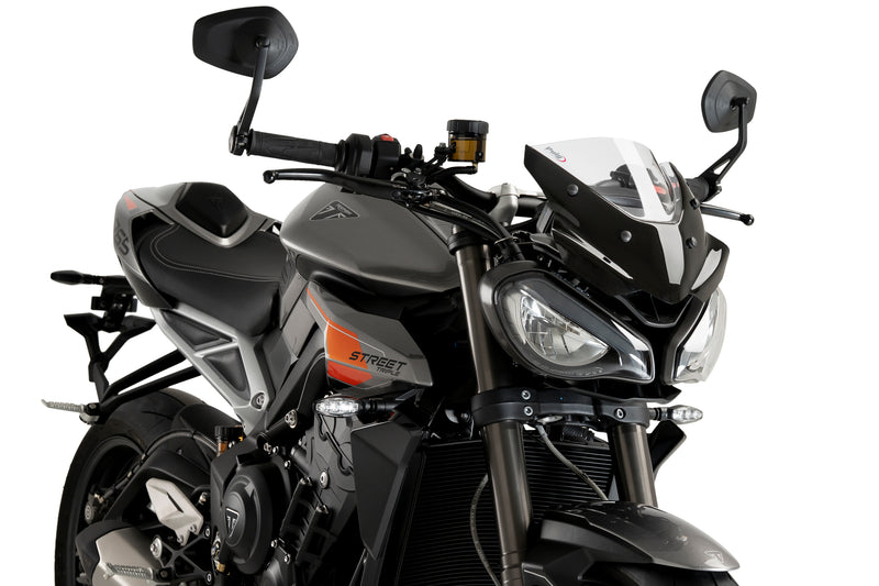 Puig Windscherm New Generation Sport Triumph Street Tri transparant