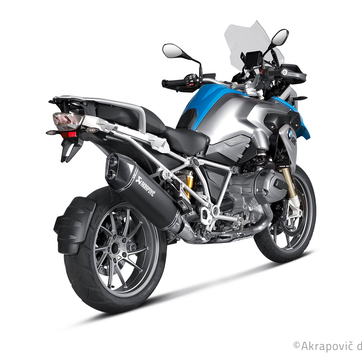 Akrapovic Slip-On Line Titanium Einddemper BMW Black R1200GS/Adventure (2013-2016)