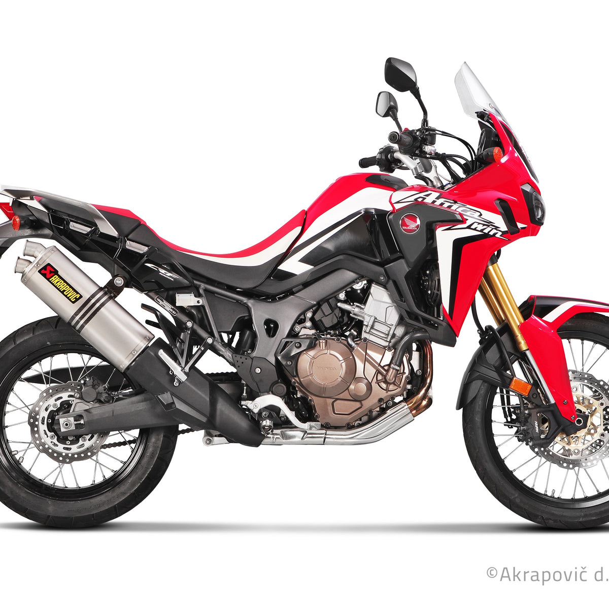 Akrapovic Slip-On Line Einddemper Honda CRF1000L AFRICA TWIN/Adventure (2016-2019)