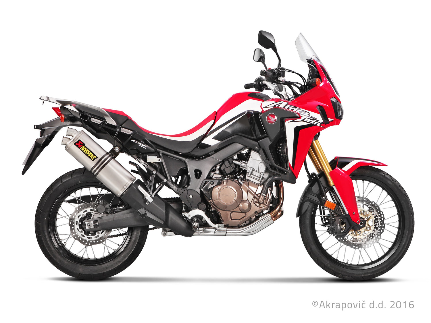 Akrapovic Slip-On Line Endschalldämpfer Honda CRF1000L AFRICA TWIN/Adventure (2016-2019)