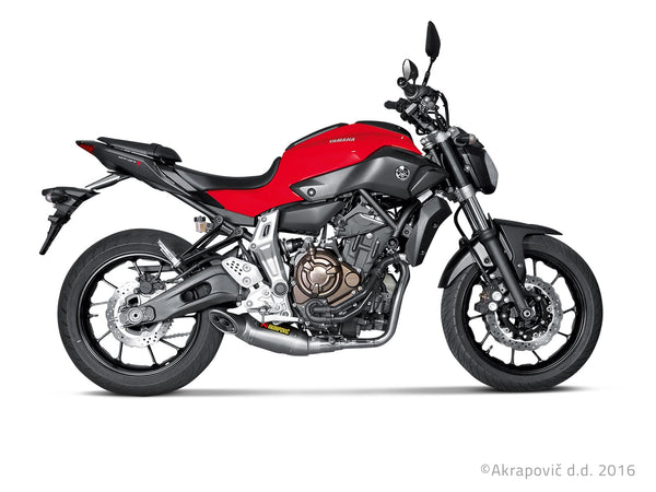 Akrapovic Racing Line Exhaust System Titanium Yamaha MT-07 2014-2016