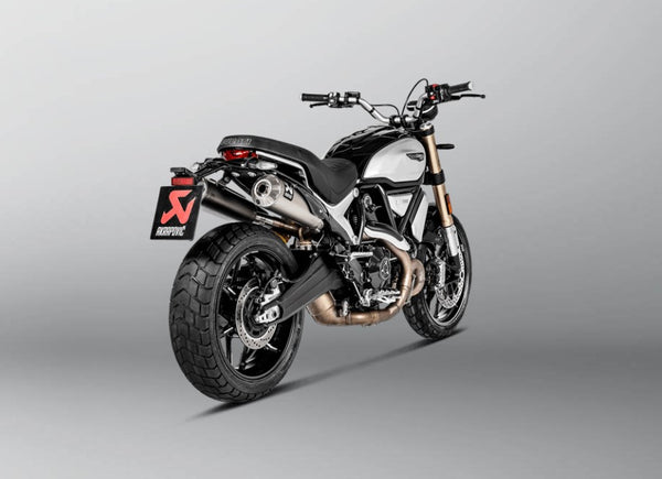 Akrapovic Slip-On Line Einddemper Titanium Ducati 1100 Scrambler 2018-2020