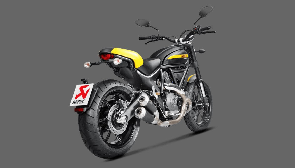 Akrapovic Slip-On Line Titanium Einddemper Ducati Scrambler 800 (2015-2020)