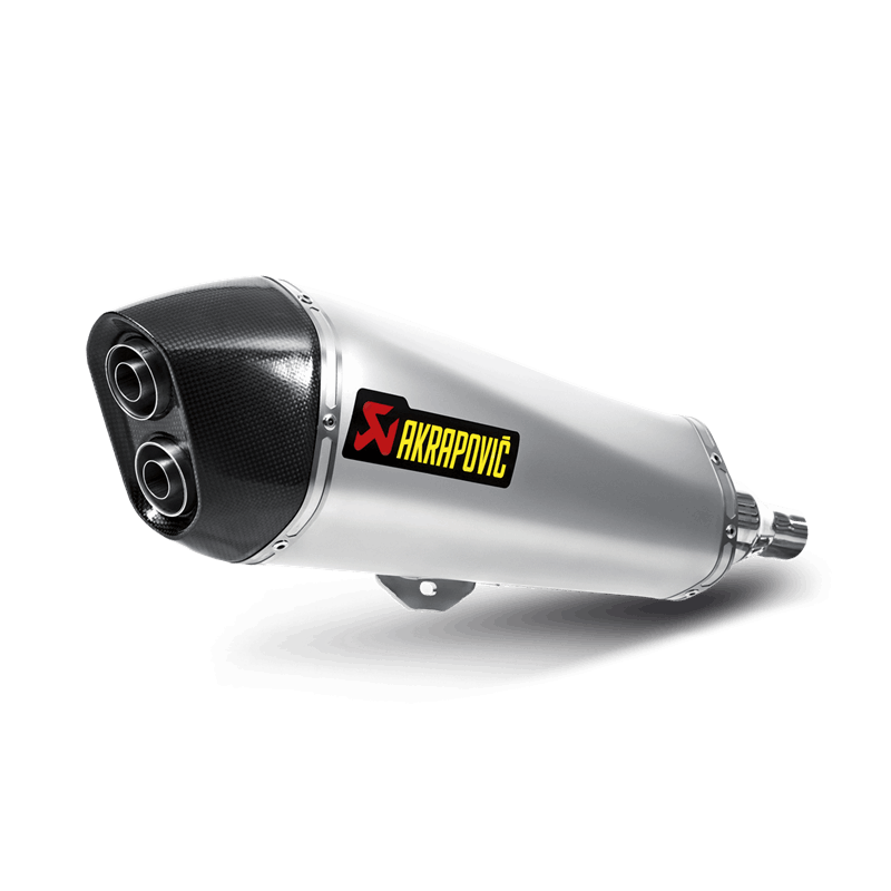 Akrapovic Slip-On Line Einddemper RVS Piaggio Satelis 400/500/Beverly 400/500/MP3 400/500
