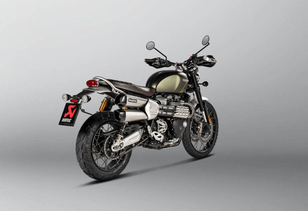 Akrapovic Slip-On Line Einddemper Titanium Triumph Scrambler 1200 XC/XE 2019-2020