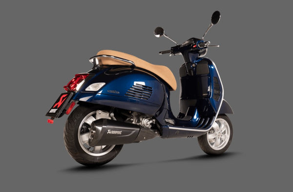 Akrapovic Slip-On Line Endschalldämpfer Edelstahl Schwarz Vespa GTS300/SEI Giorni/Super ab 2021