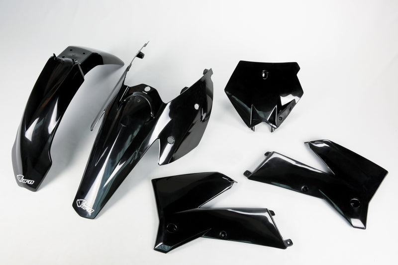 UFO Plasticset Zwart KTM 125 EXC/125 SX