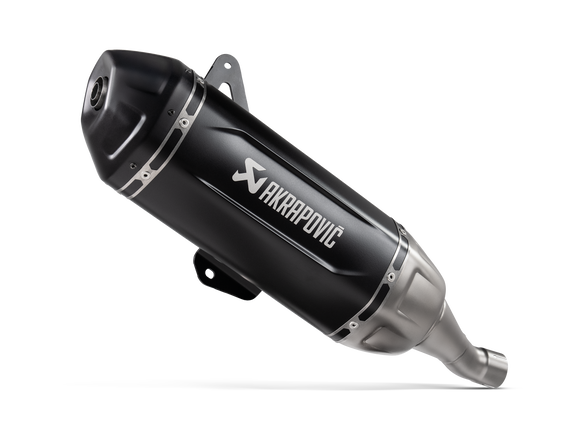 Akrapovic Slip-On Line Einddemper RVS Zwart Vespa GTS 310 2024-2025, productfoto 1
