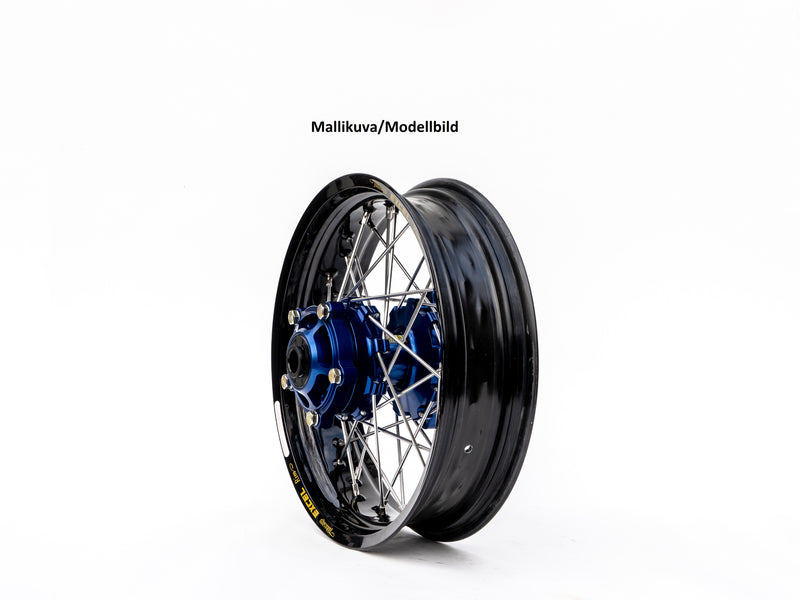 Haan Compleet Wiel 17x5,00 Yamaha YZF250/450 2009-2025 Naaf blauw, Velg zwart