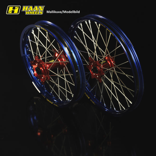 Haan Komplettrad 19x2,15 Honda CRF450 2013-2025 Rot, Blau