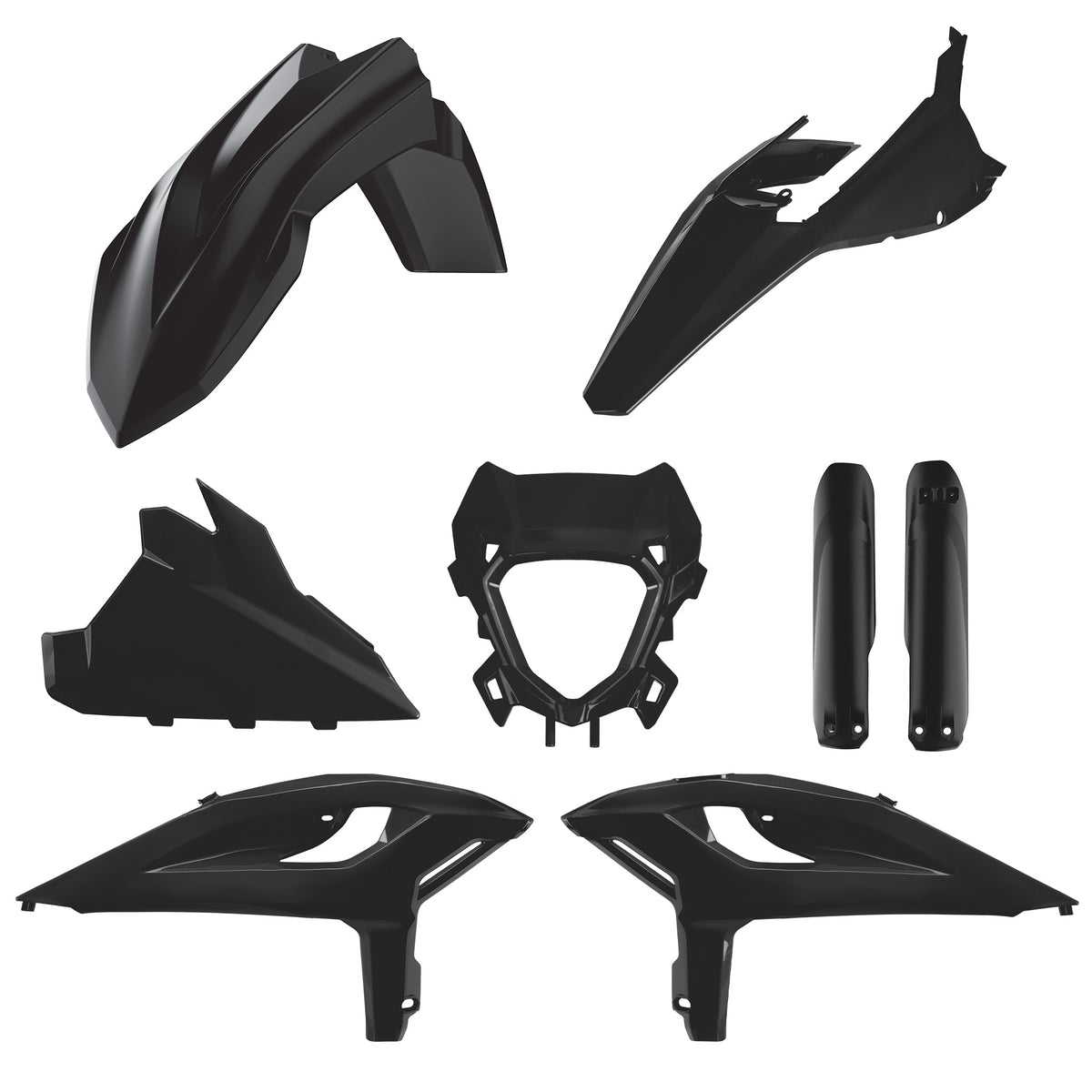 Polisport Plasticset Zwart BETA RR125 2T/RR200 2025