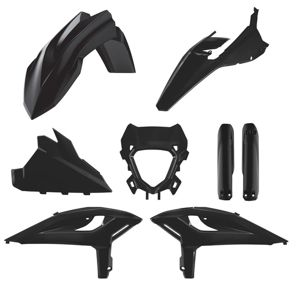 Polisport Plasticset Zwart BETA RR125 2T/RR200 2025