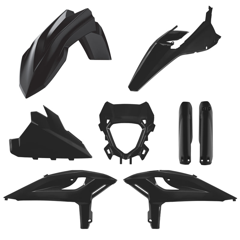 Polisport Plasticset Zwart BETA RR125 2T/RR200 2025