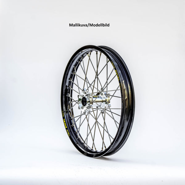 Haan Compleet Wiel 17x5,00 Fantic 1999-2024 Velg zwart, Naaf zilver