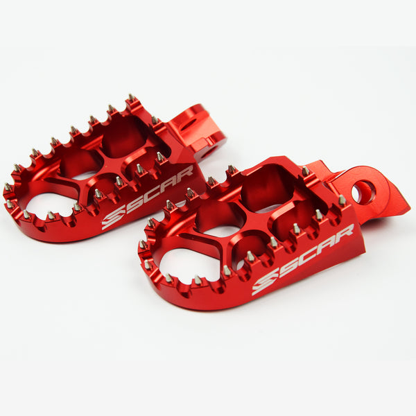 Scar Evolution Voetsteunen Suzuki RM85 2003-2023 Rood
