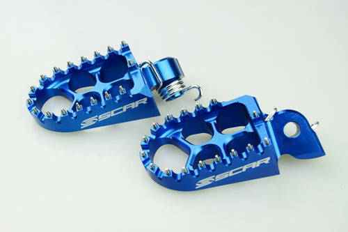 Scar Evolution Voetsteunen KTM/Husaberg./Husq./Sherco/Beta 1998-2024 Blauw